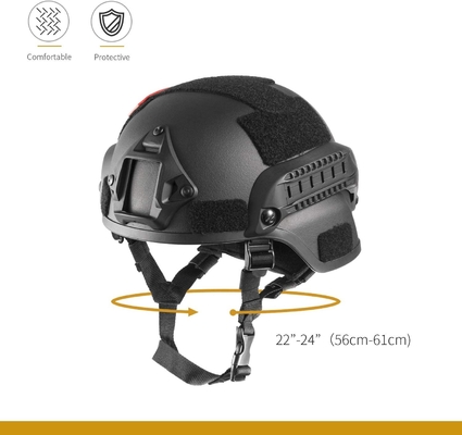 Protección auditiva balística táctica del casco de la seguridad del negro MICH Airsoft de China Xinxing NIJ IIIA