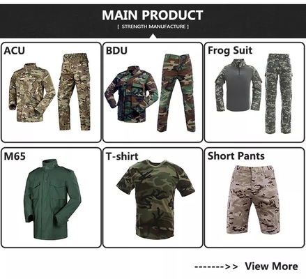 Uniforme militar táctico 210-220g/Sm del camuflaje del ejército del equipo del SGS ISO