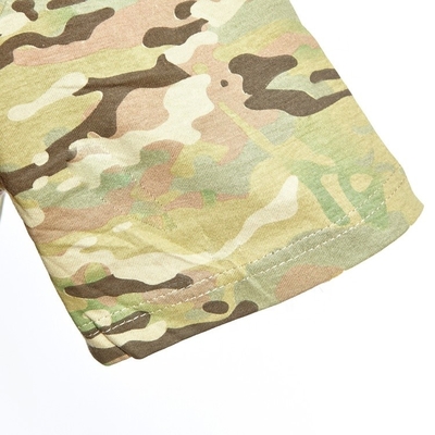 Combate durable 100% del camuflaje de la camiseta militar del ejército del algodón