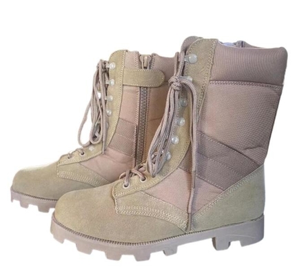 Desierto de Toe Combat Tactical Boots For del acero de la lona del ODM del OEM