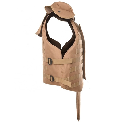 Confortable chaleco táctico militar a prueba de balas con cierre de botón y ajuste ajustable