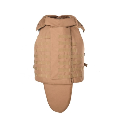 Vestido antibalas táctico militar con botón ajustable 9mm/.44 Balas con almohadilla de trauma suave