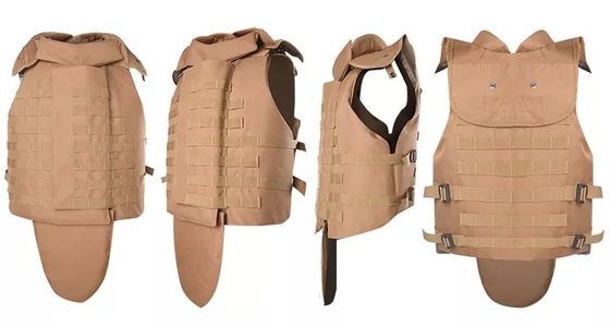 Vestido antibalas táctico militar con botón ajustable 9mm/.44 Balas con almohadilla de trauma suave