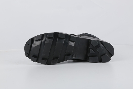 Zapatos altos Ligero Desierto Inodoro Deportivo De goma Zapatos de Combate De Cuero Negro Botas Tácticas Para Hombres