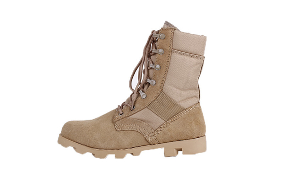 Zapatos altos Ligero Desierto Inodoro Deportivo De goma Zapatos de Combate De Cuero Negro Botas Tácticas Para Hombres