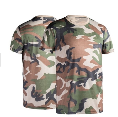 El desgaste táctico militar 100% del algodón Ripstop camufla la camiseta del ejército