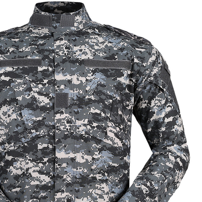 Traje uniforme del ejército del camuflaje 210gsm-230gsm del ejército BDU del ACU de la tela cruzada