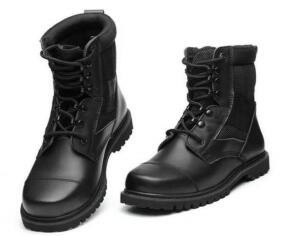 Botas de policía táctica botas ligeras botas negras