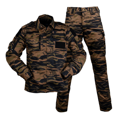 Respirable ignífugo respirable del uniforme 728 del camuflaje del ejército táctico antiestático