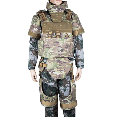 Camuflaje lleno táctico militar multifuncional del cuerpo PE del chaleco a prueba de balas