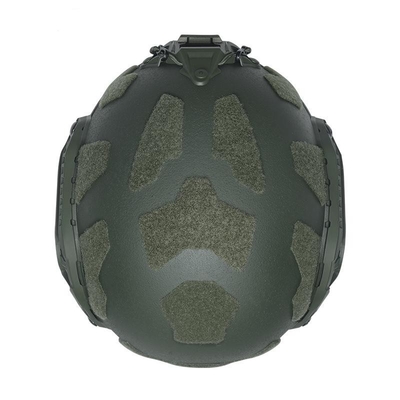 Fuerza Fibras de aramida Casco de combate balístico A prueba de balas Anti fragmentación Color personalizable