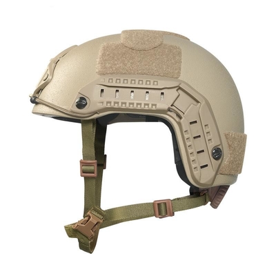 NIJ Nivel IIIA Casco balístico táctico negro antibacteriano con protección antibalas