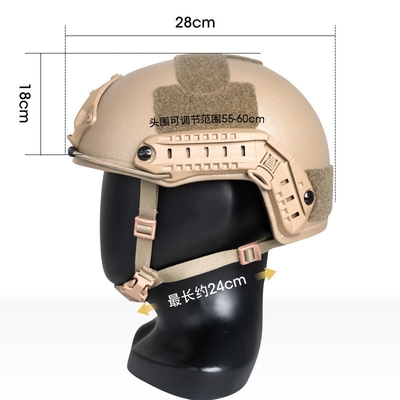 ABS personalizado resistente a los golpes de trabajo pesado resistente al aire libre FAST MH Casco táctico Cascos CS Cascos tácticos protectores