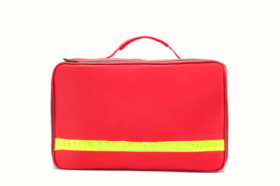 Bolso de primeros auxilios de color rojo Compacto ligero y lleno de suministros esenciales Bolso de primeros auxilios Bolso médico