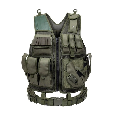 El chaleco de combate del guardia de seguridad para la caza Crossfit Gimnasio juego de paintball armadura táctica chaleco cómodo y transpirable
