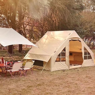 6.3 metros cuadrados Tour de auto-conducción espesado Camping impermeable carpa inflable al aire libre cabina inflable para el desierto