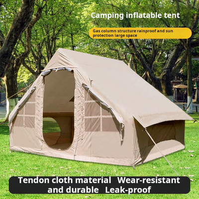 6.3 metros cuadrados Tour de auto-conducción espesado Camping impermeable carpa inflable al aire libre cabina inflable para el desierto