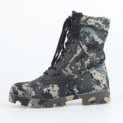 Apoyo a la personalización del sistema de defensa anti-drones Botas tácticas de combate con diseño de camuflaje