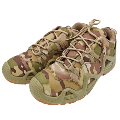 Botas tácticas de combate con absorción de choques De cuero duradero Talón plano Anillo alto