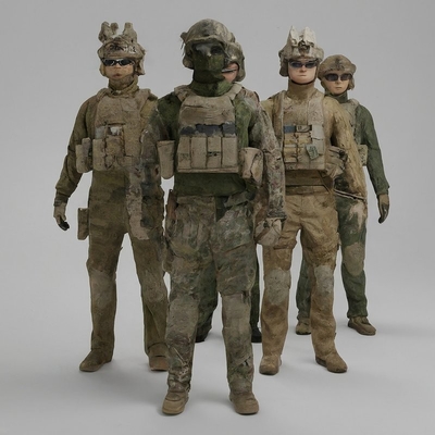 Vestidos de uniforme táctico de uso múltiple para operaciones militares y policiales