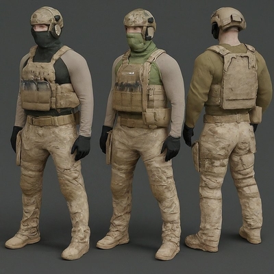Vestidos de uniforme táctico de uso múltiple para operaciones militares y policiales
