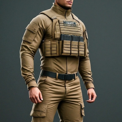 Vestido táctico militar profesional para una funcionalidad óptima