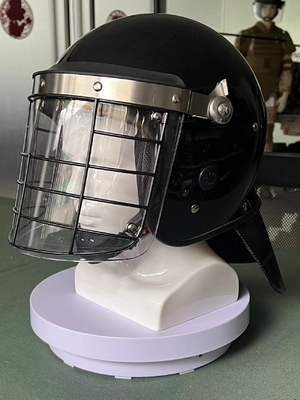 Equipo de equipo de protección facial completo Casco para oficiales antidisturbios con visor Casco de protección antidisturbios Visor