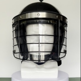 Equipo de equipo de protección facial completo Casco para oficiales antidisturbios con visor Casco de protección antidisturbios Visor
