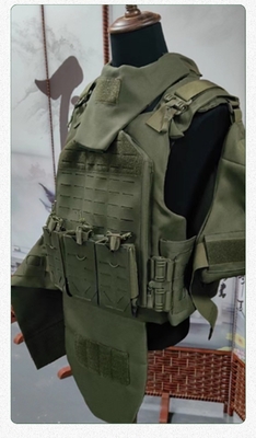 Chaleco táctico de combate con sistema Molle y cinturones ajustables