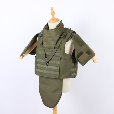 Equipo táctico de seguridad Molle System Vestido de transporte de tela de Oxford Vestido táctico con placa de blindaje suave UHMWPE
