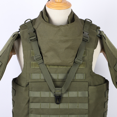 Equipo táctico de seguridad Molle System Vestido de transporte de tela de Oxford Vestido táctico con placa de blindaje suave UHMWPE