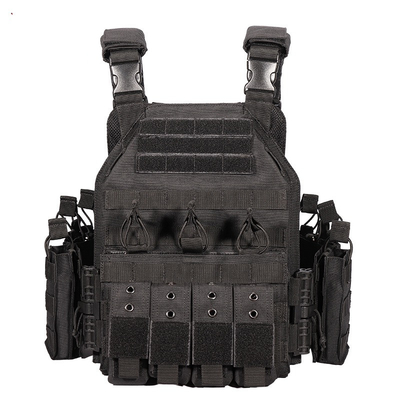 Vestido de entrenamiento táctico Bolso portador de placa de liberación rápida de caza Molle Vestido de peso táctico mujeres entrenamiento masculino