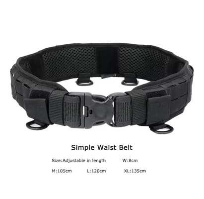 Accesorios de cartucho Seguridad al aire libre Cinturón táctico de combate con 11 bolsas