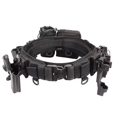 Accesorios de cartucho Seguridad al aire libre Cinturón táctico de combate con 11 bolsas