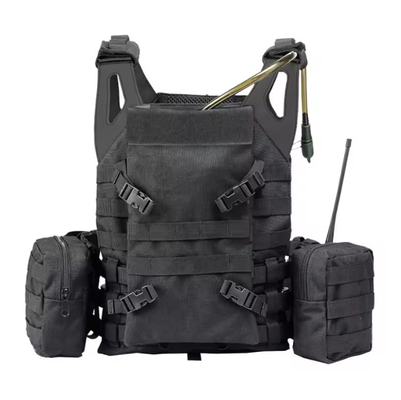 chaleco táctico de combate con cinturones de cintura ajustables