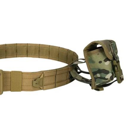 Equipo Tactico Bolso de molla ajustable de 6 piezas Conjunto de poliéster camuflaje cinturón táctico con bolsas magnéticas