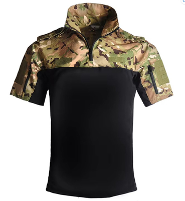 Uniforme táctico de manga corta traje táctico camuflaje ropa de deportes de verano de secado rápido al aire libre