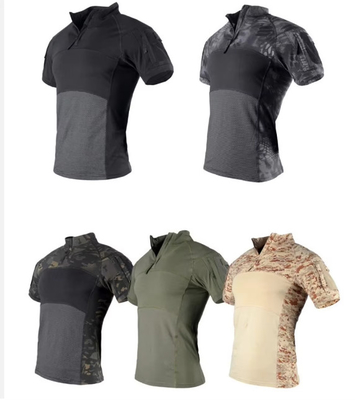 Uniforme táctico de manga corta traje táctico camuflaje ropa de deportes de verano de secado rápido al aire libre