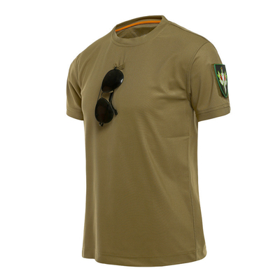 Camiseta táctica de secado rápido de verano ropa transpirable manga corta táctica