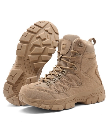 Botas tácticas para hombres Botas de senderismo Botas especiales de combate en el desierto Botas de combate al aire libre Eva Diy Botas de invierno