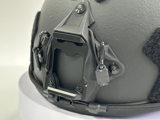 Casco balístico táctico NIJ IIIA UHWPE Color negro para hombres Entrenamiento militar táctico