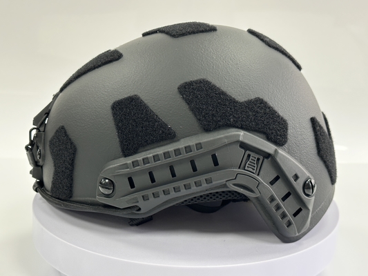 Casco balístico táctico NIJ IIIA UHWPE Color negro para hombres Entrenamiento militar táctico