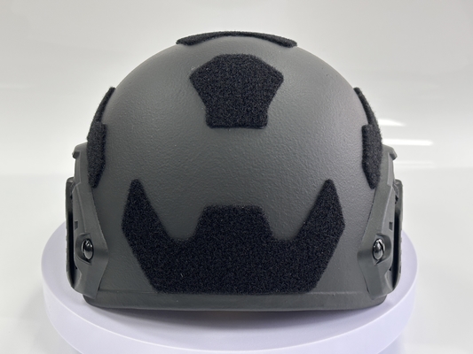Casco balístico táctico NIJ IIIA UHWPE Color negro para hombres Entrenamiento militar táctico