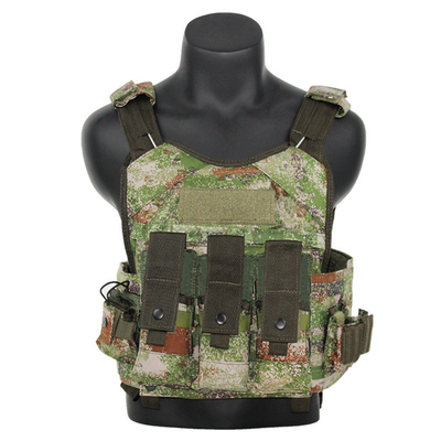 Vestido táctico fantasma multifuncional resistente al desgaste con panel a prueba de balas Traje de entrenamiento al aire libre Camuflaje de ocho piezas