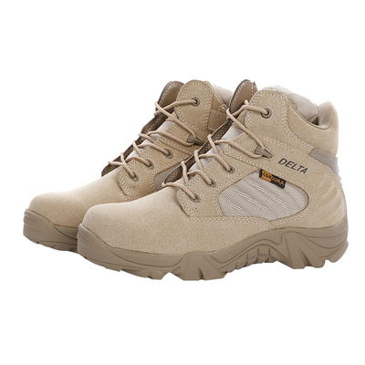 Botas masculinas tácticas impermeables para el aire libre Botas de desierto de combate Botas de senderismo de tobillo