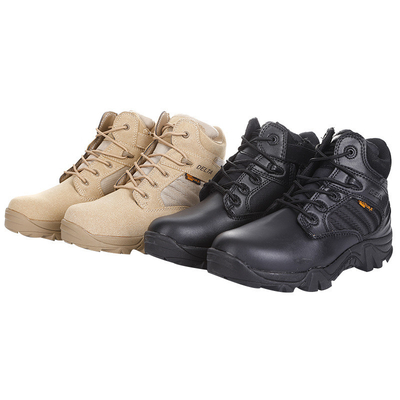 Botas masculinas tácticas impermeables para el aire libre Botas de desierto de combate Botas de senderismo de tobillo