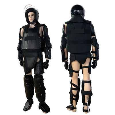 2024 Nuevo traje de defensa completa negro rígido retardante de llamas traje antidisturbios traje de seguridad traje antidisturbios