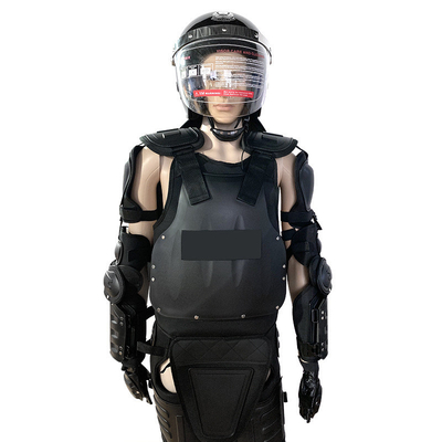 2024 Nuevo traje de defensa completa negro rígido retardante de llamas traje antidisturbios traje de seguridad traje antidisturbios
