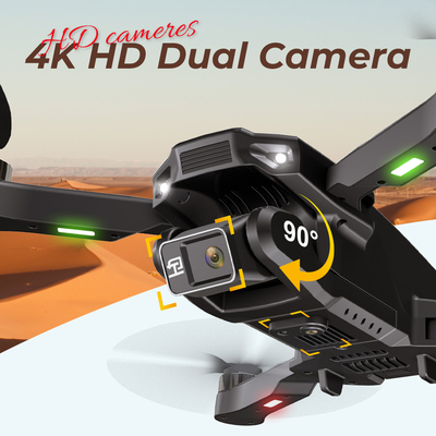 H16 Mini RC Drone HD Cámara Wifi Fpv Cuadcopter Doblable sin escobillas Profesional Drones juguetes para niños 14Y+