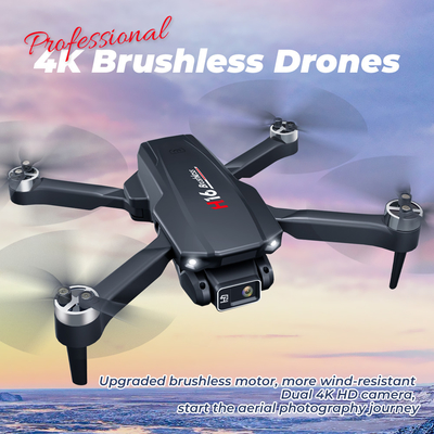 H16 Mini RC Drone HD Cámara Wifi Fpv Cuadcopter Doblable sin escobillas Profesional Drones juguetes para niños 14Y+